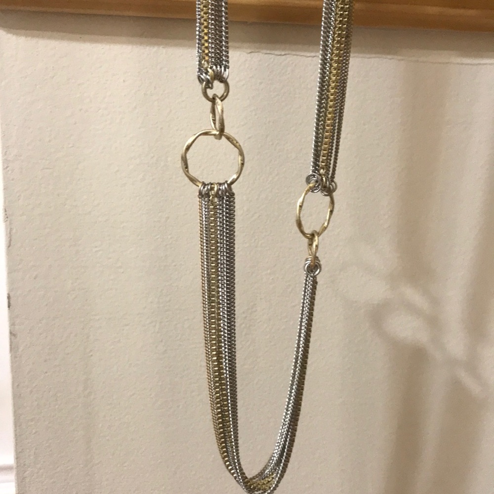 36” Lia Sophia two tone Necklace